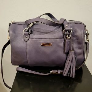 COACH Pebble Leather Satchel